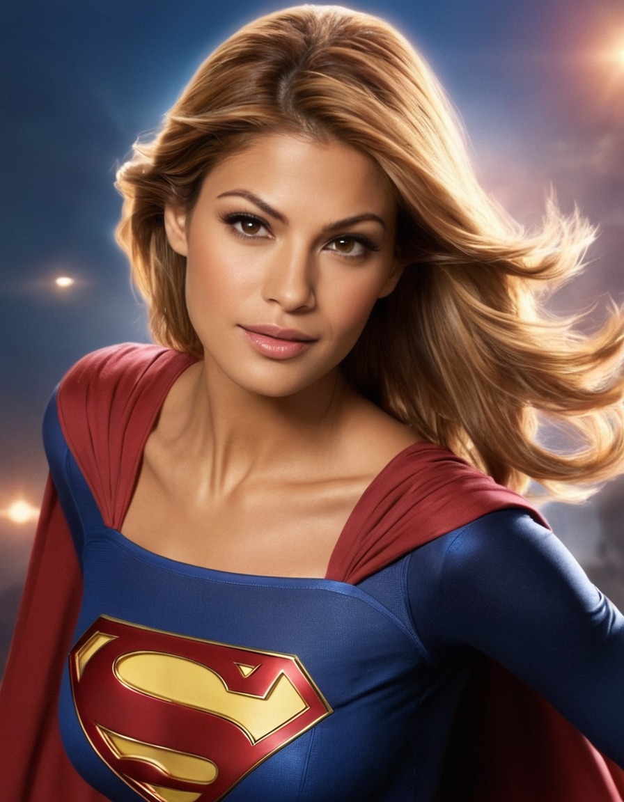 eva mendes, actress, supergirl, superhero, celebrity, fashion, inspiration