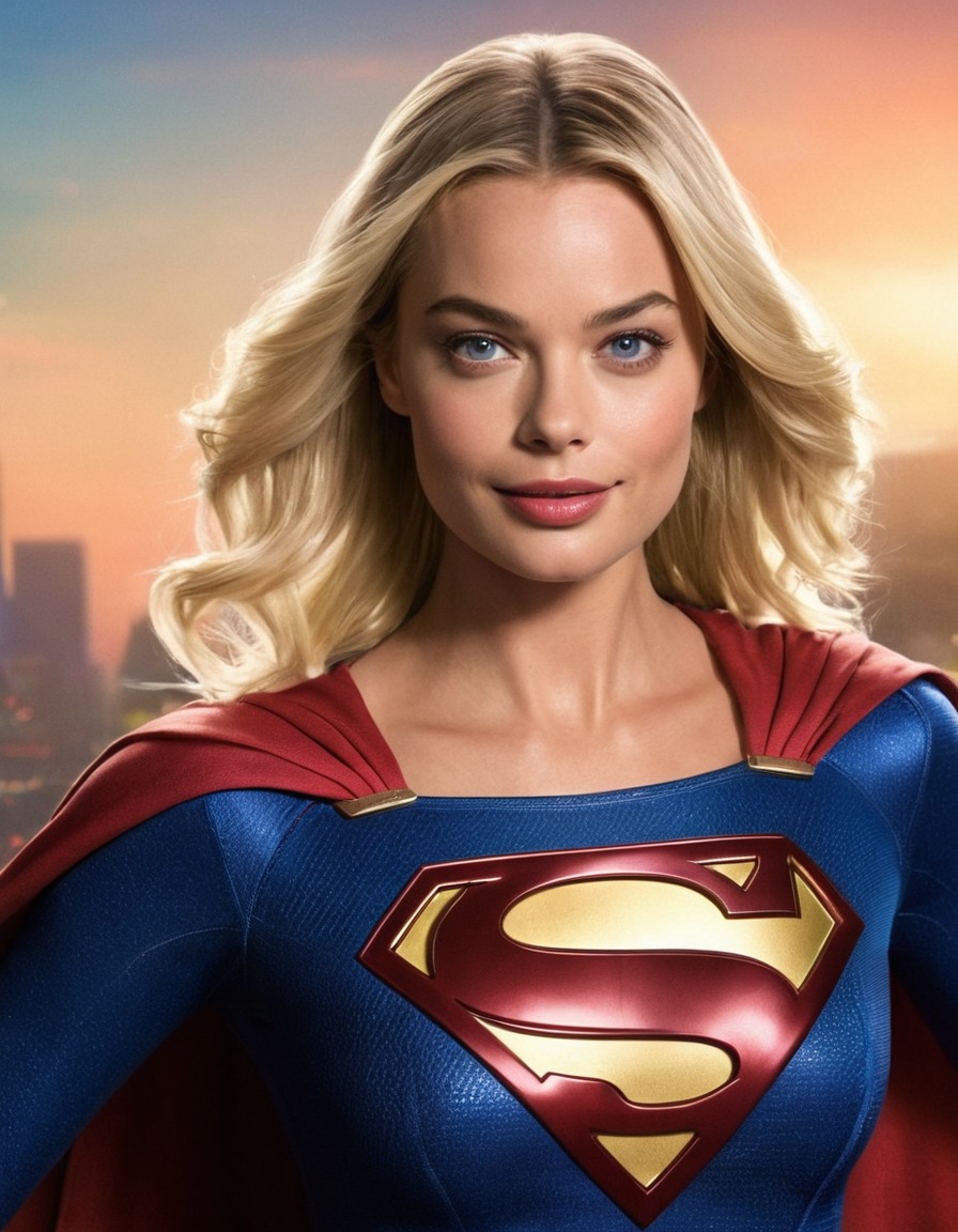 margot robbie, supergirl, actress, celebrity, dc comics, superhero, adaptation