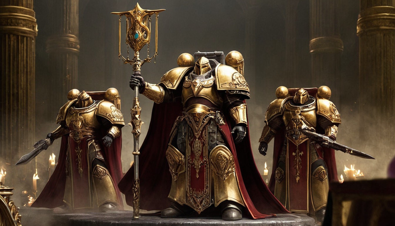 warhammer40k, dreamup, warrior, battle, 40k, adeptus, warhammer, custodes, adeptuscustodes, ai_art