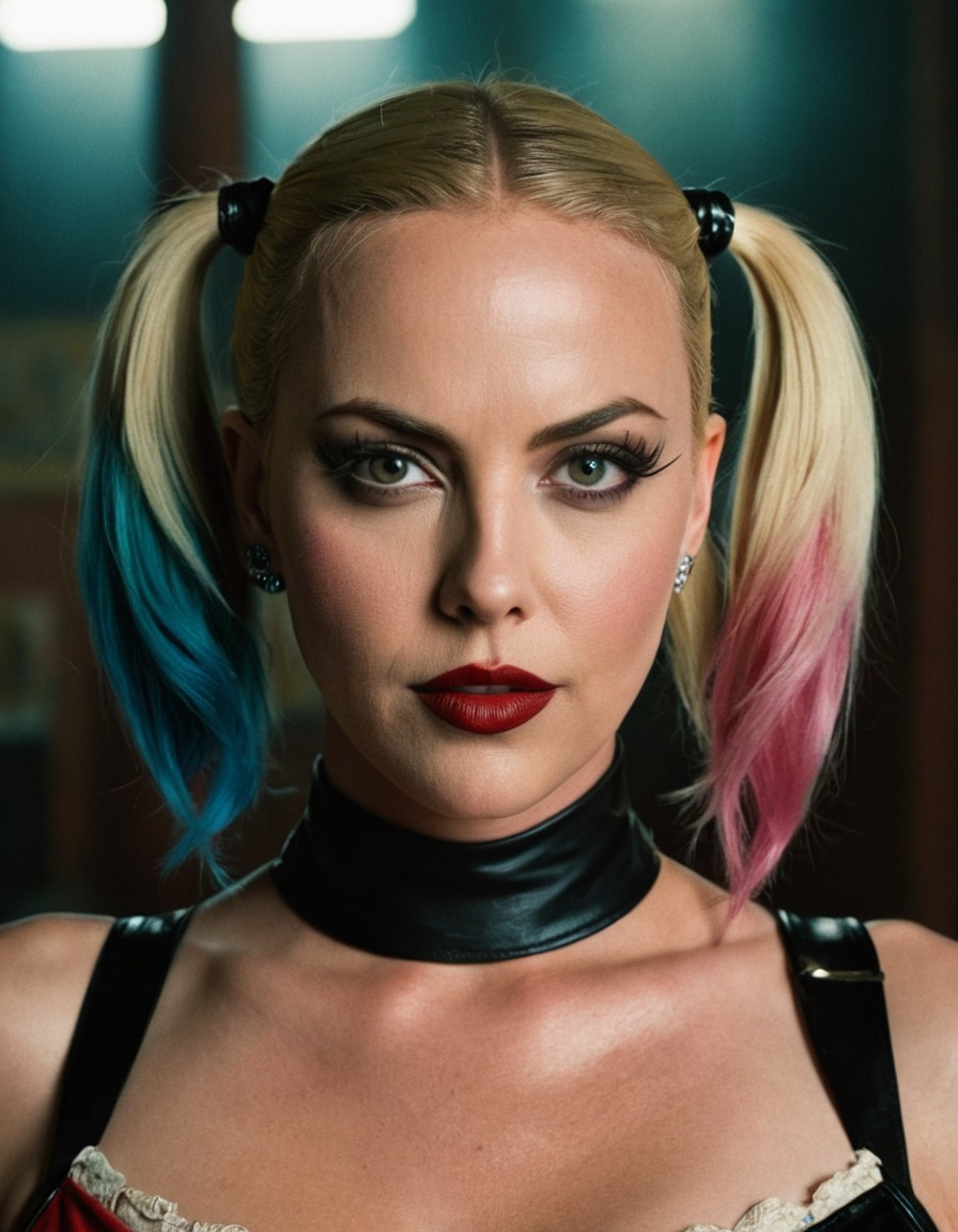 harley quinn, charlize theron, dc comics, superhero, villain, character portrayal