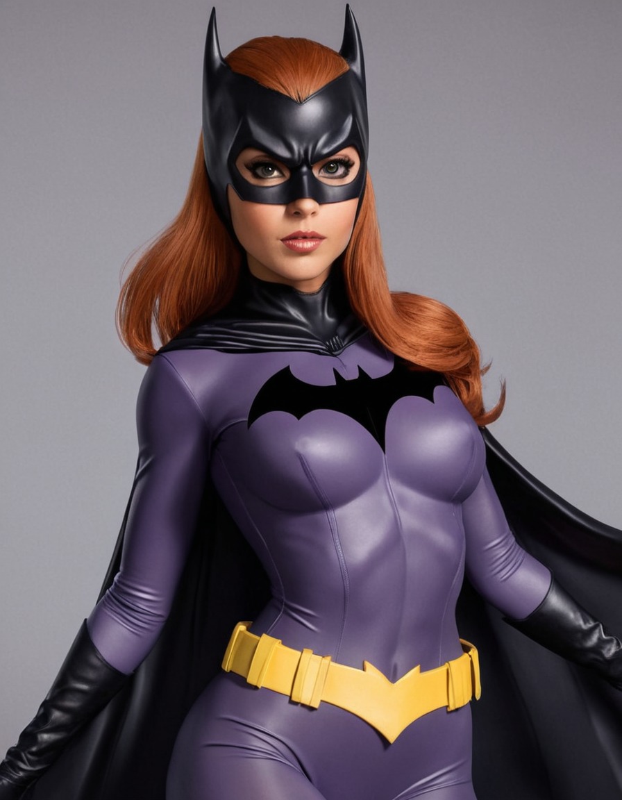 batgirl, superhero, comic character, confident, alluring, dc comics, sexy, painted