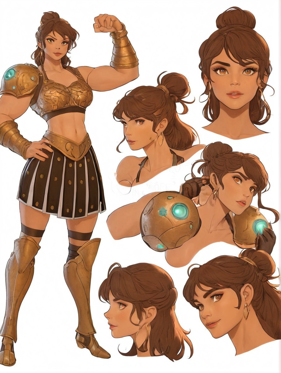 characterdesign, warrior, characterconcept, fighter, digitalart, referencesheet, adoptable, charactersheet, ocdesign, adoptablesopen, adoptoc, aiartwork, aigeneratedart