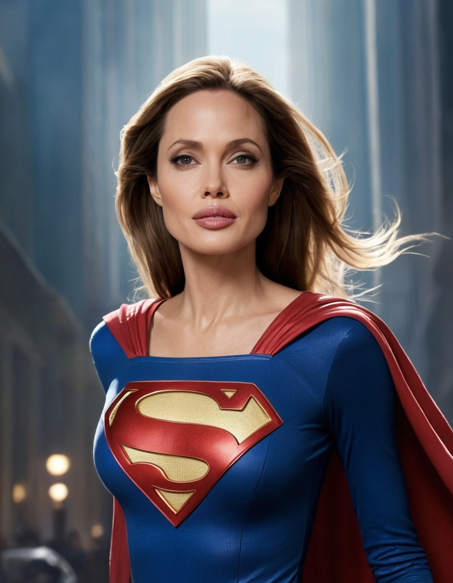 angelina jolie, supergirl, actress, superhero, feminism