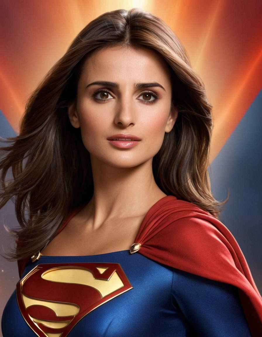 penélope cruz, supergirl, actress, superhero, dc comics