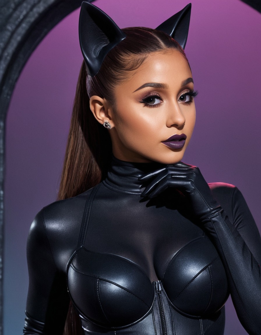 catwoman, ariana grande, dc comics, batman, celebrities, music, actress