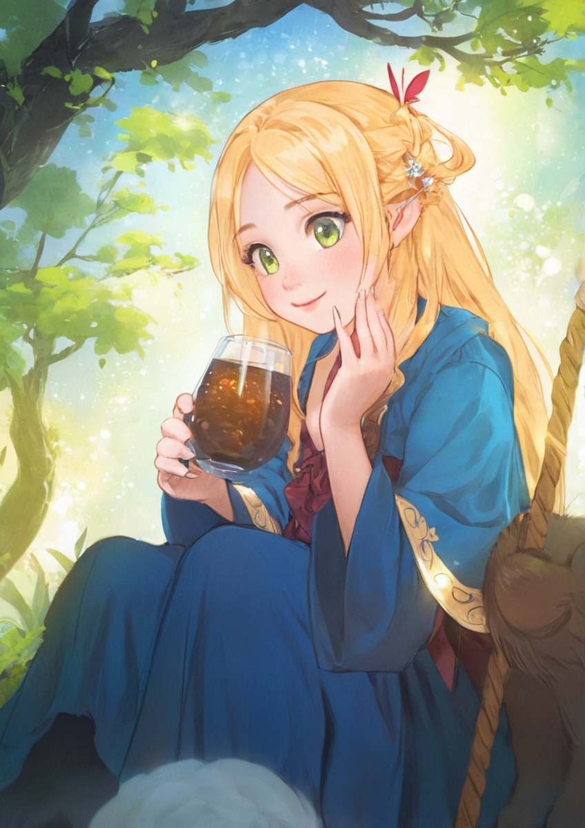 marcille donato, delicious in dungeon, dungeon meshi, kawaii, anime