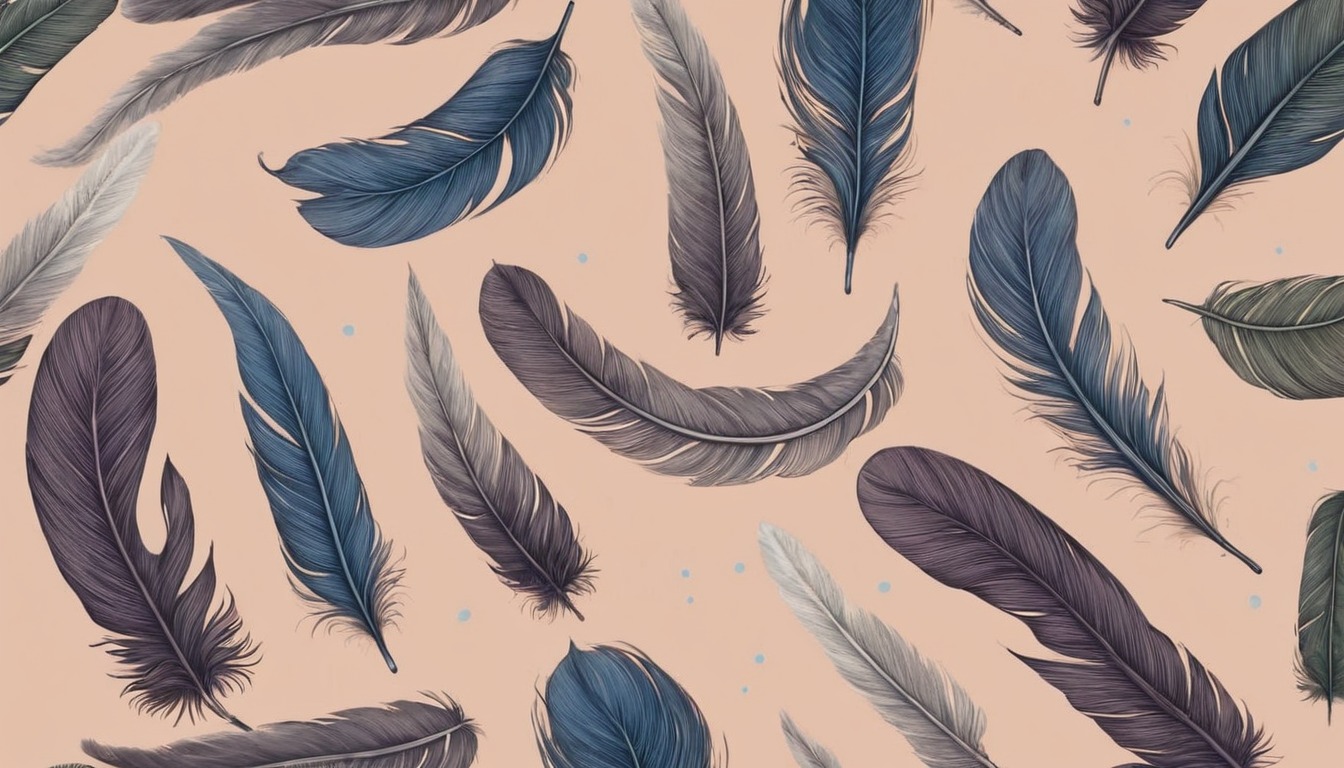 texture, dreamup, feathers, ai_art