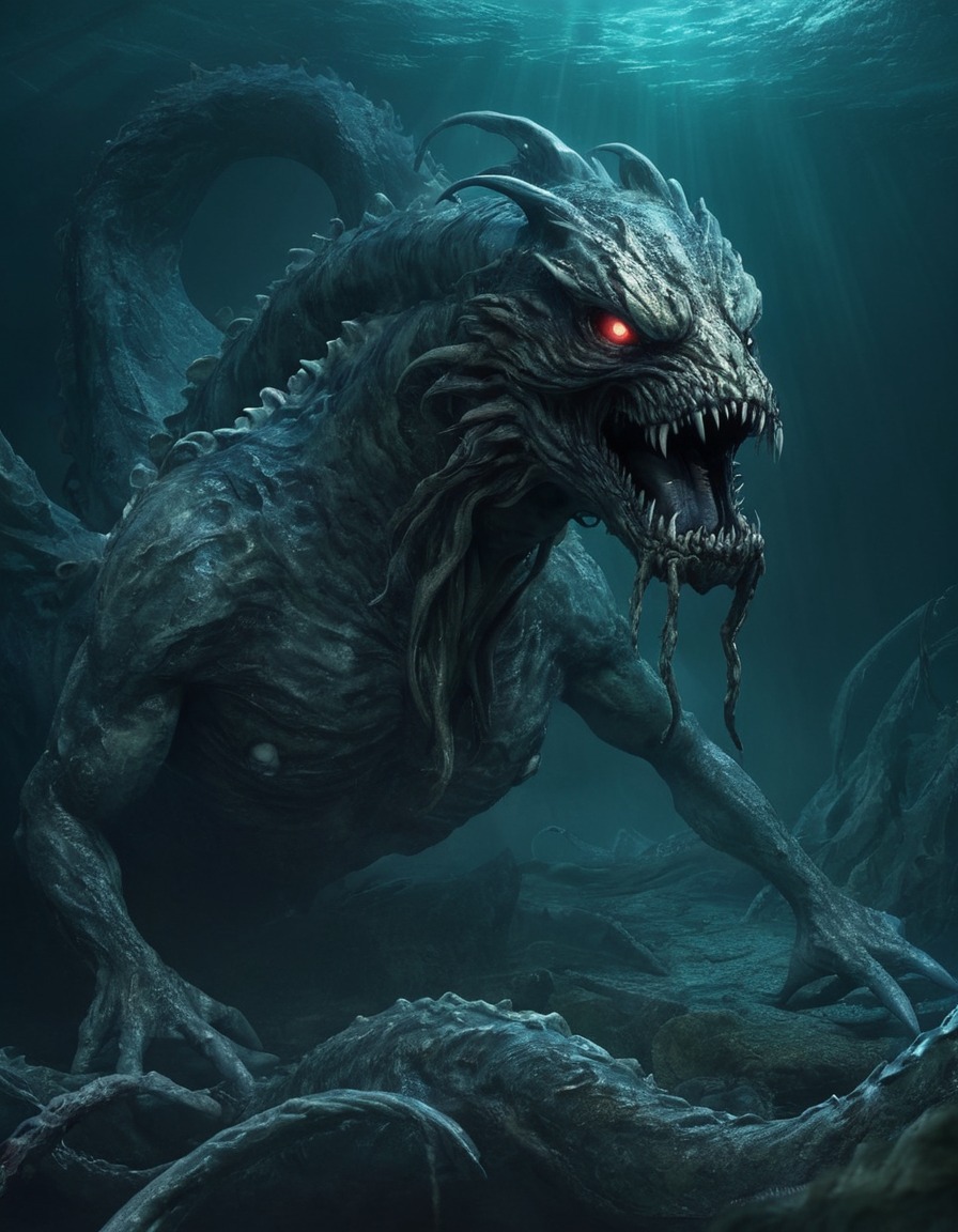 scylla, epic, sea monster, greek mythology, mythological creature, charybdis