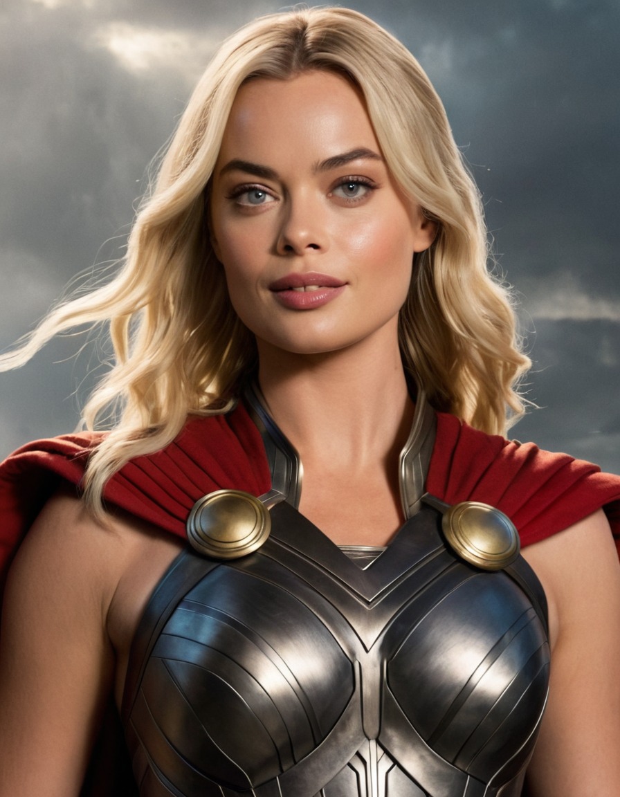 margot robbie, thor, marvel, goddess of thunder, actress, superhero, aspirational casting