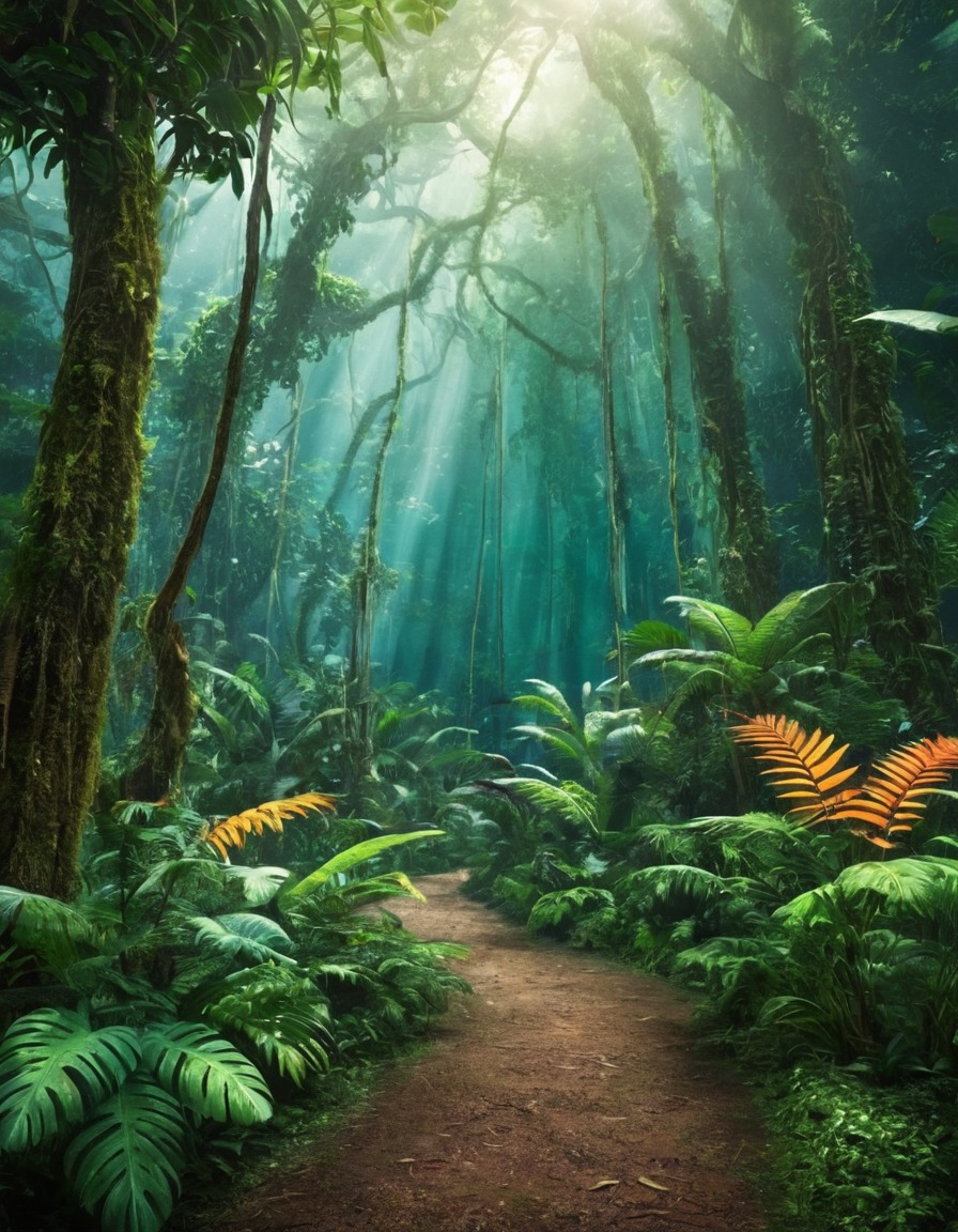 rainforest, nature, beautiful scenery