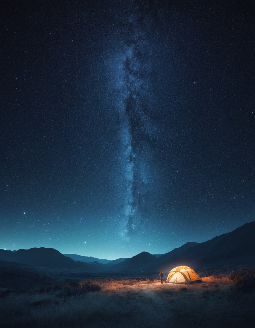 starry night, remote location, night sky, astronomy, nature