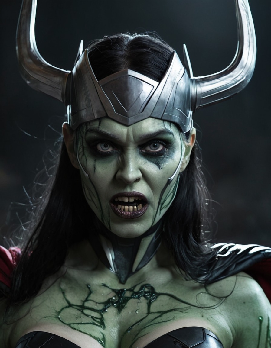 zombie, hela (thor), undead, marvel, norse mythology