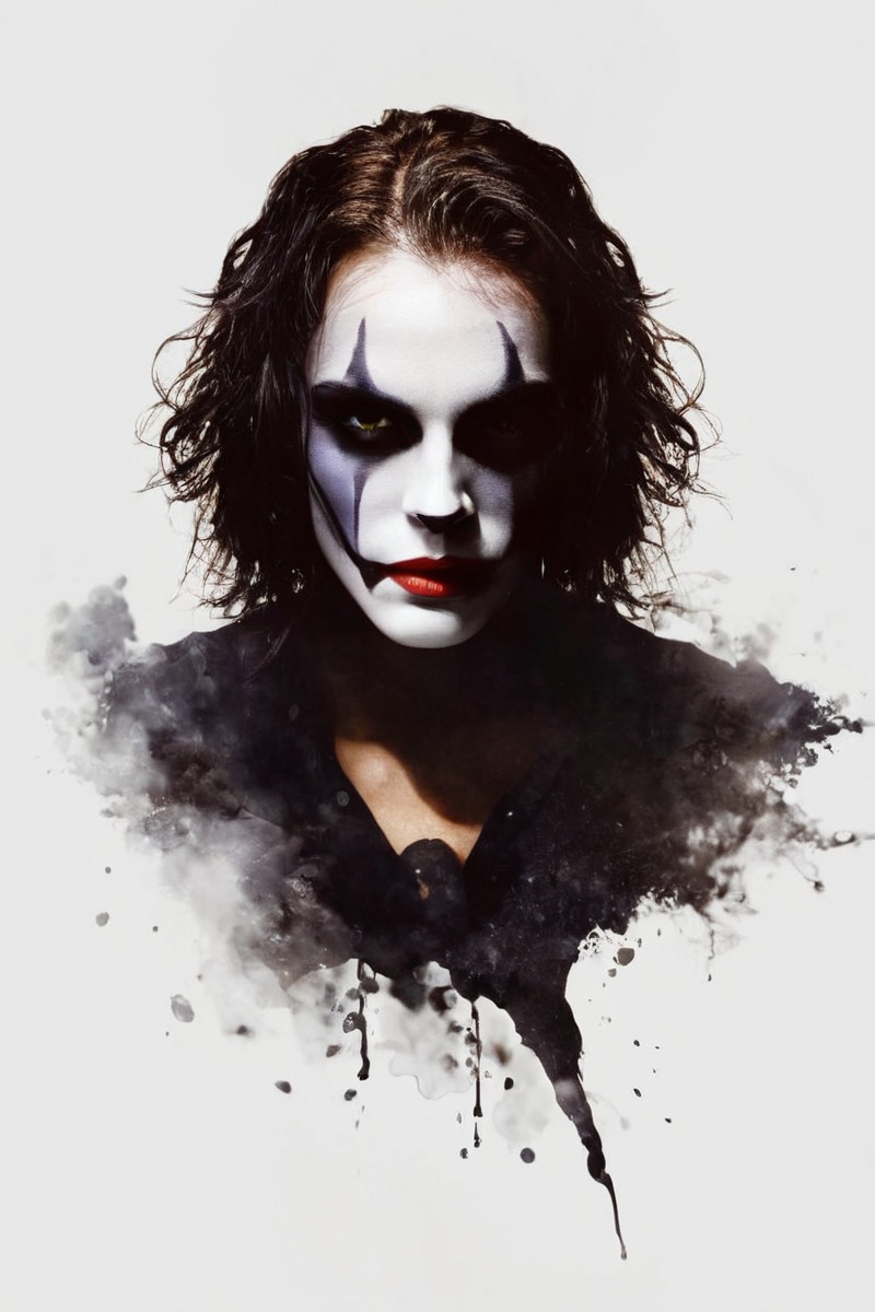 digitalart, fanart, portrait, digitalpainting, characterdesign, ericdraven, thecrow, thecrowfanart, dailychallenge, aiartcommunity, midjourney, midjourneyart, ericdravenfanart