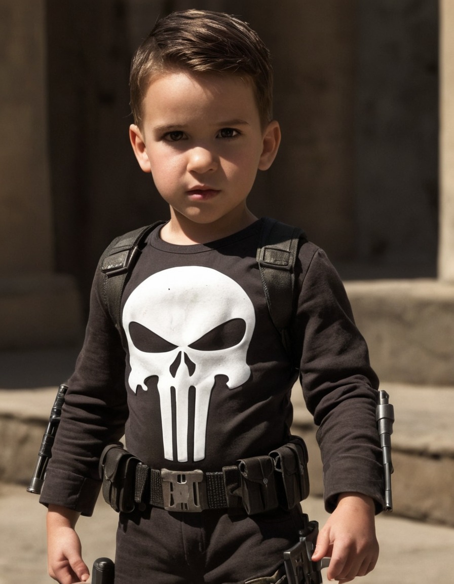 the punisher, marvel, frank castle, childhood trauma, origin story, superhero, vendetta