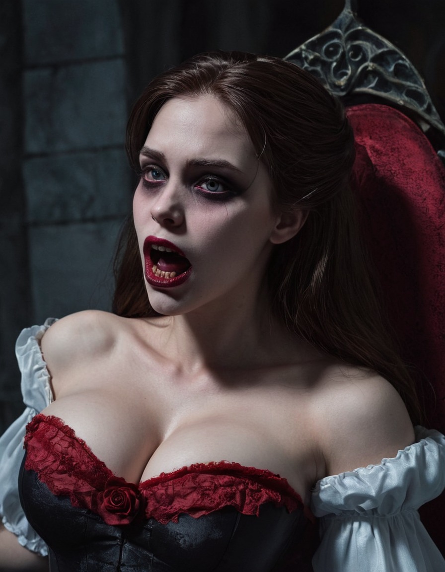 vampire, belle, beauty and the beast, fantasy, character transformation, dark fantasy