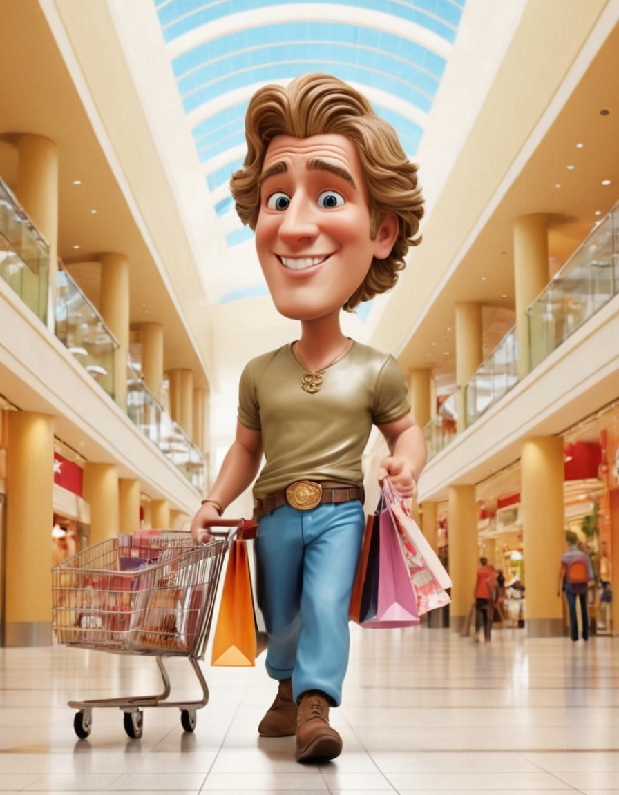 alexander the great, caricature, shopping mall, humor, funny