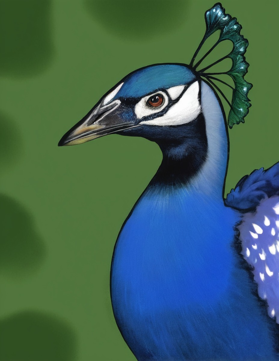 digitalpainting, animal, bird, digitalart, badge, digital, peacock, practice, practicedrawing, peacocktutorial