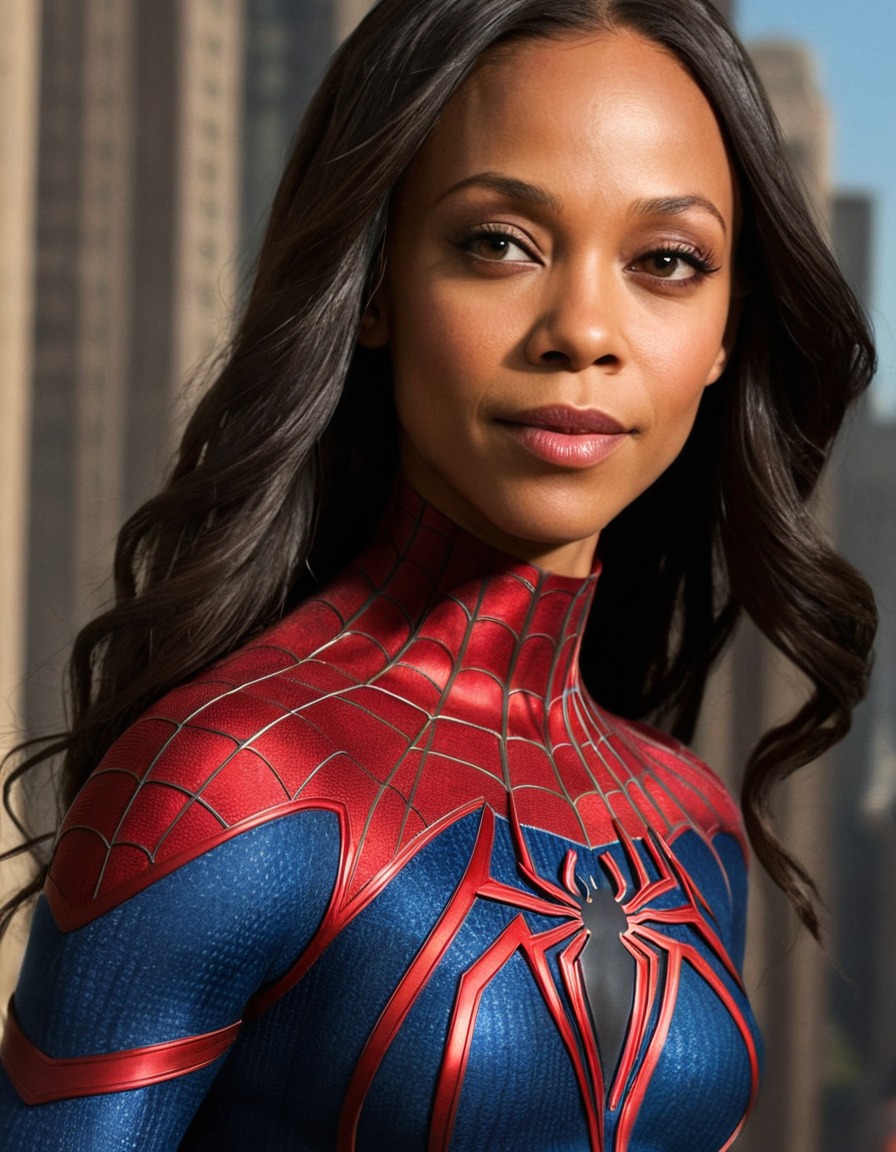 zoe saldana, spiderman, actress, marvel, superhero, film, casting