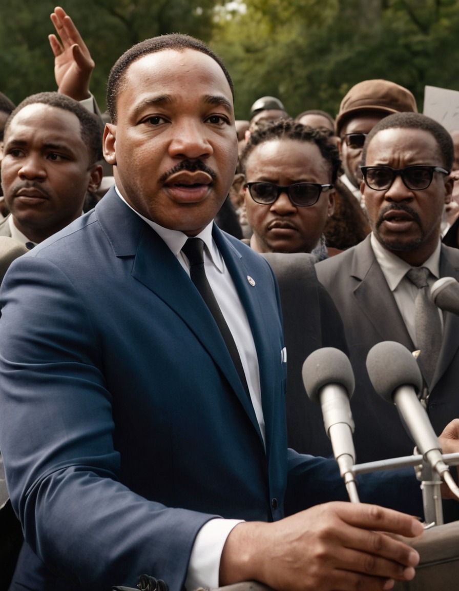 martin luther king jr., peaceful protest, digital technology