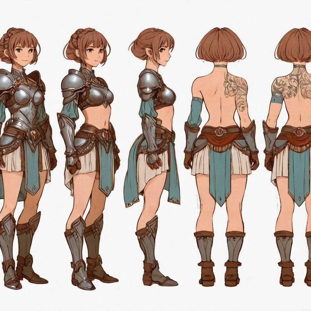 characterdesign, adoptable, warrior, characterconcept, referencesheet, rpg, fighter, digitalart, anime, animegirl, conceptart, originalcharacter, fantasyart