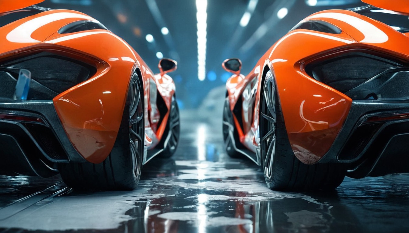 automobile, automotive, british, closeup, digitalart, hypercar, mclaren, mechanical, photorealism, supercar, unitedkingdom, vehicle, wallpaper, expensivecar, premiumdownload, 4kwallpaper, mclaren_p1, midjourney, synthography, taliusdesigns, p1_showdown, carassembly