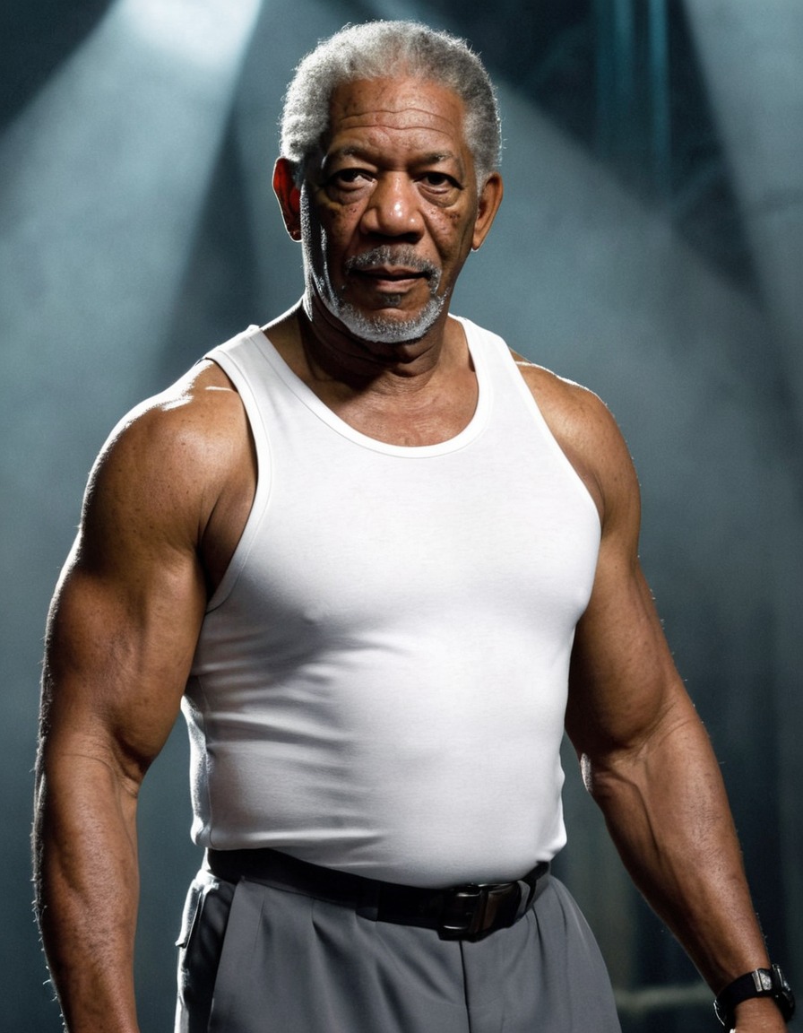 morgan freeman, muscular fitness, action, actor, hollywood, legend, physicality