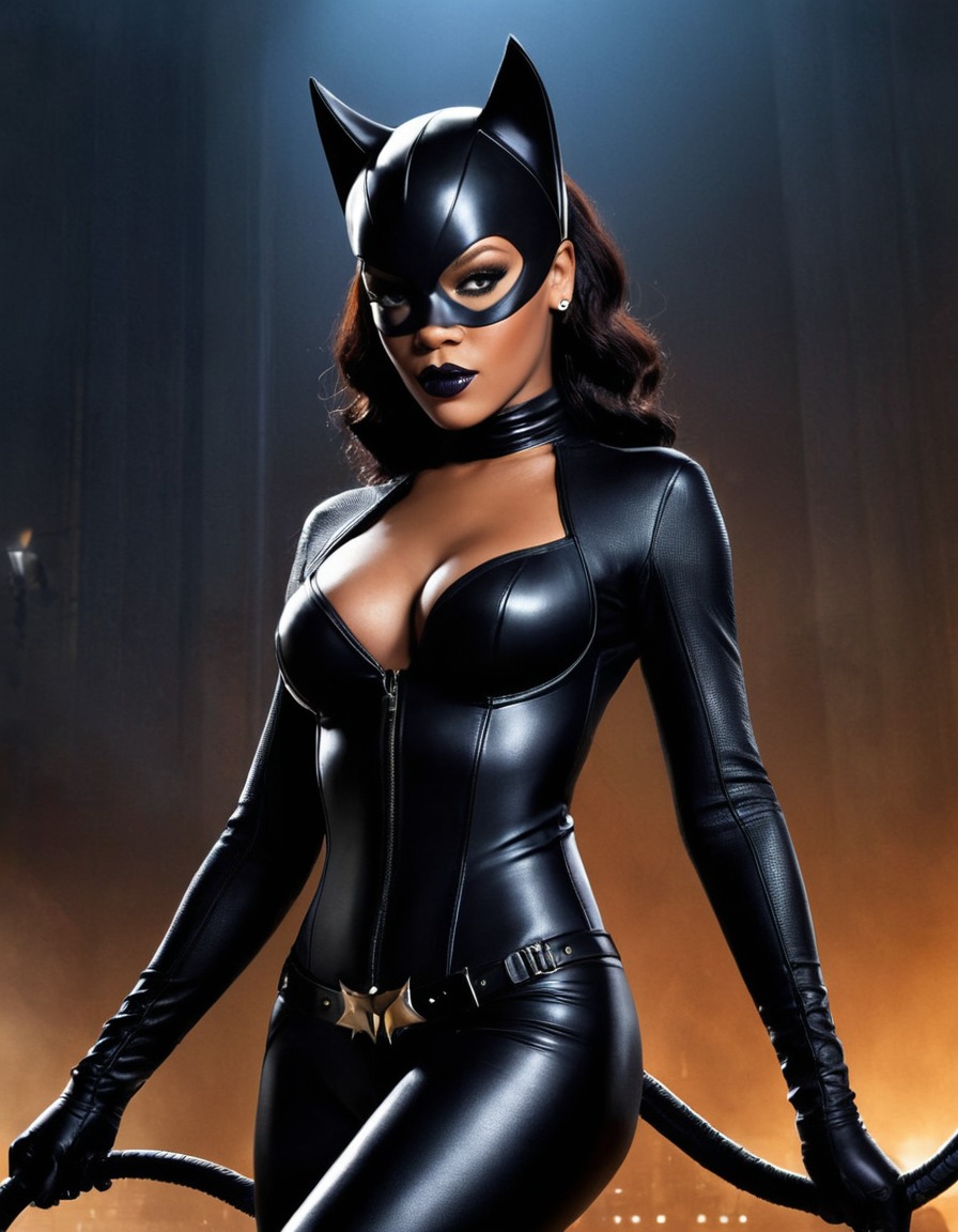 rihanna, catwoman, dc comics, superhero, movie adaptation