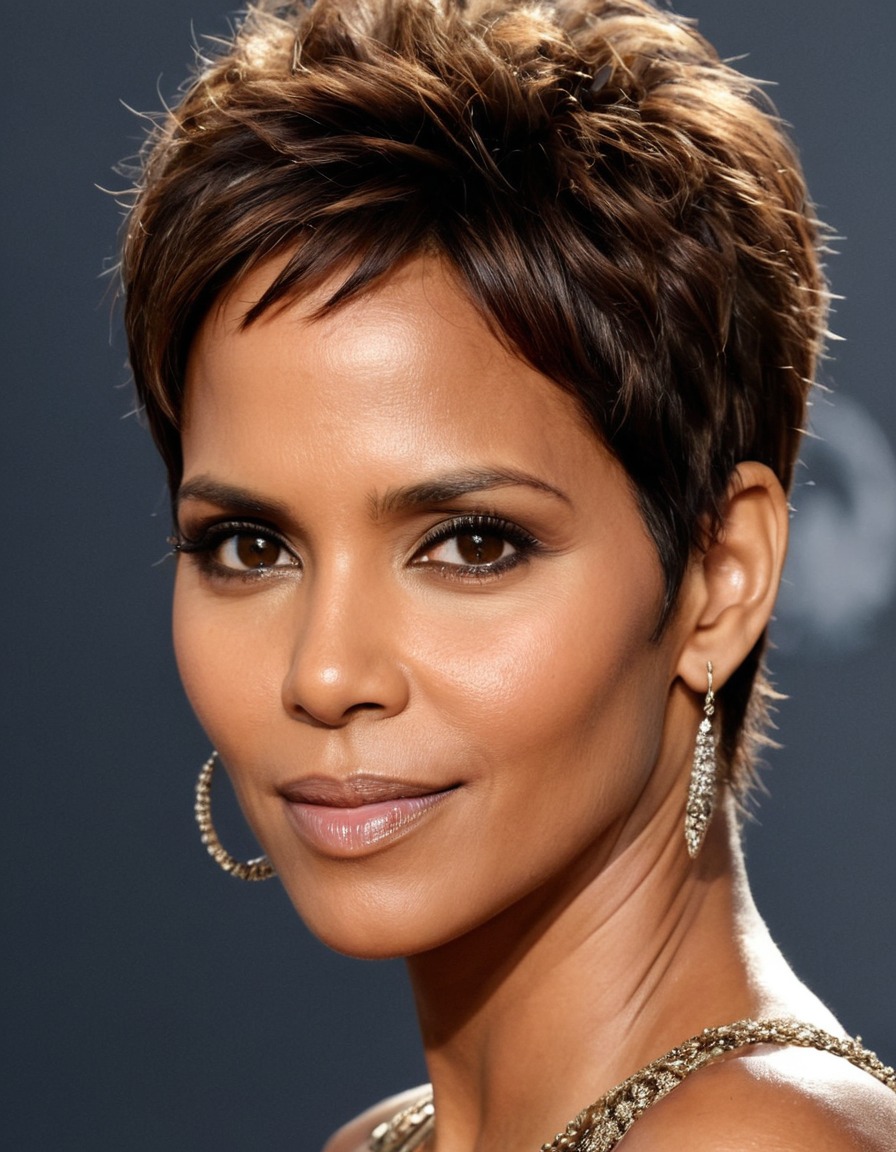 halle berry, beautiful, award-winning, actress, portrait, mesmerizing