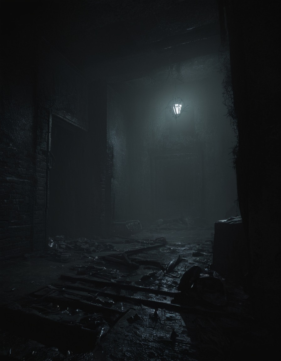 hell, limbo, dark, puzzle game, video game, sinister atmosphere, surreal
