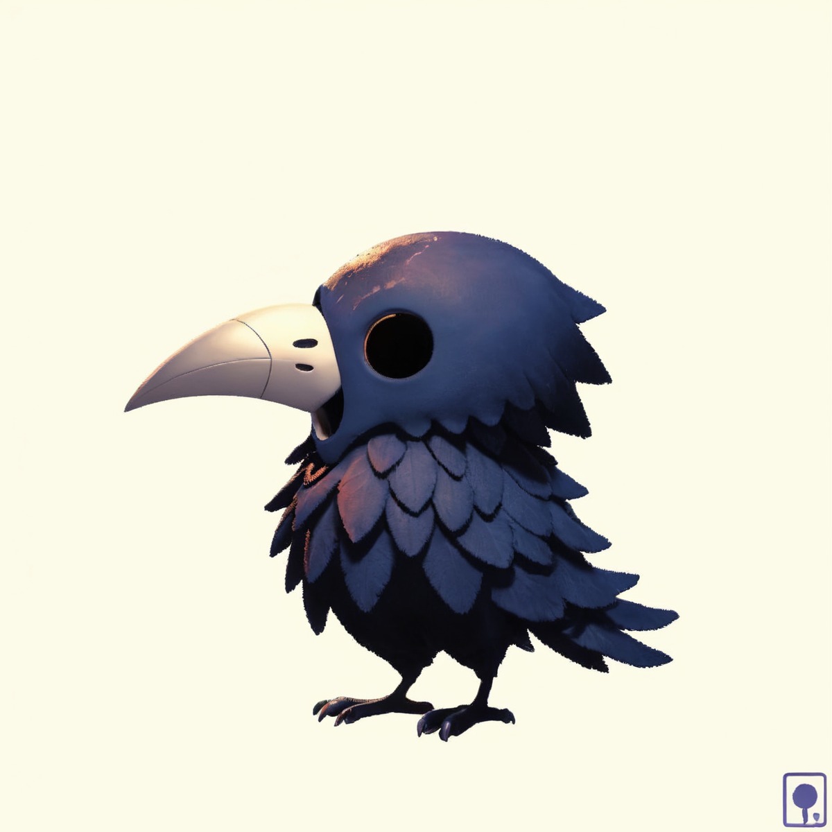 digitalart, characterdesign, cartoon, animal, digitalpainting, creature, artwork, conceptart, critter, fantasy, fantasyart, fantasycreature, flatcolors, illustration, minimalistic, monster, purple, simplistic, smallbird, stylized, thecrow, vector, whimsical