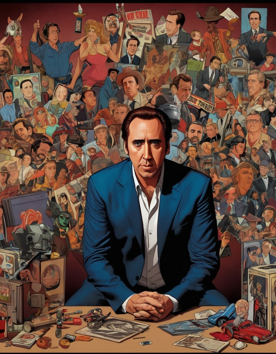 nicolas cage, actor, movies, film props