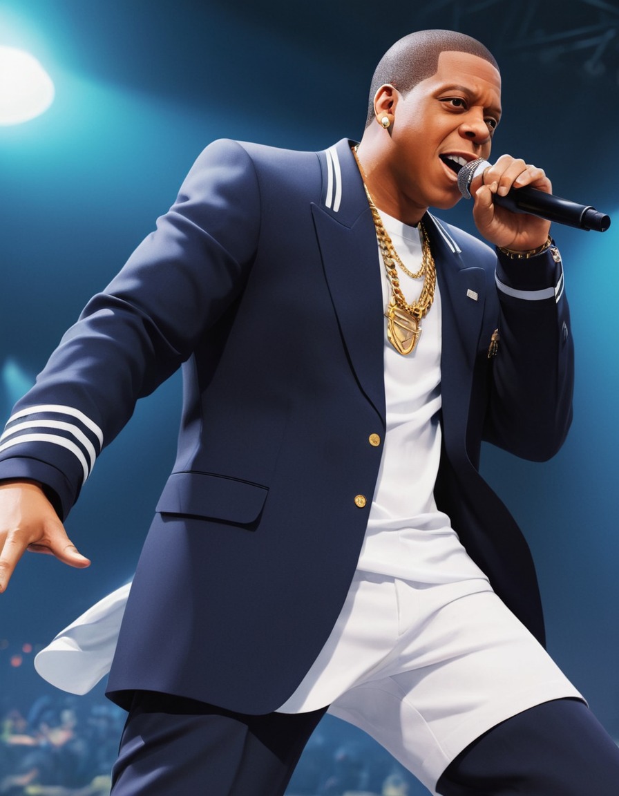 anime, jay-z, performance, music, rapper