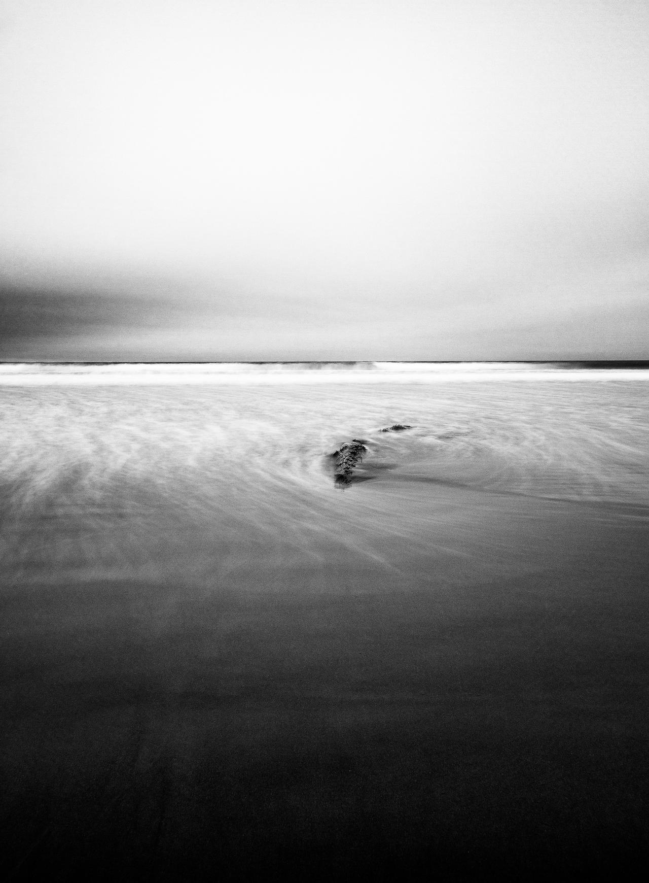 beach, blackandwhite, longexposure, monochrome, waterscape