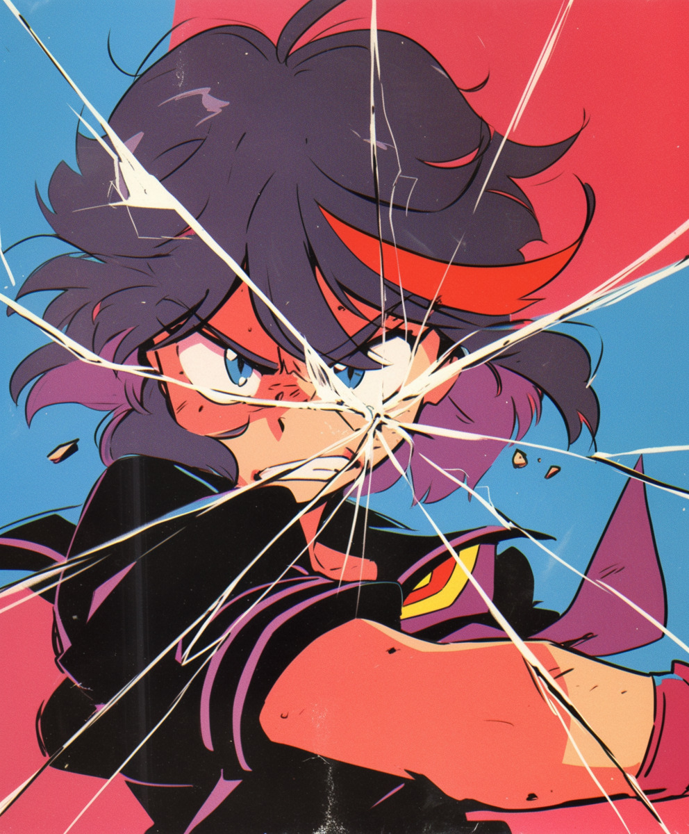 fanart, cartoon, videogamefanart, digitalart, animegirl, killlakill, matoiryuko, matoi_ryuko, killlakillryukomatoi