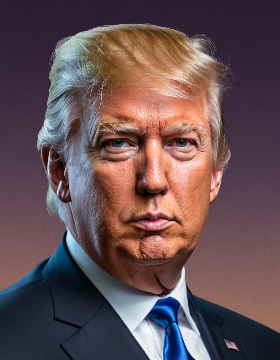 donald trump, portrait, art, politics, president, controversial, image