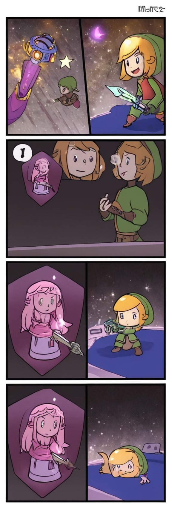 videogamefanart, comic, nintendo, link, legendofzelda, echoesofwisdom