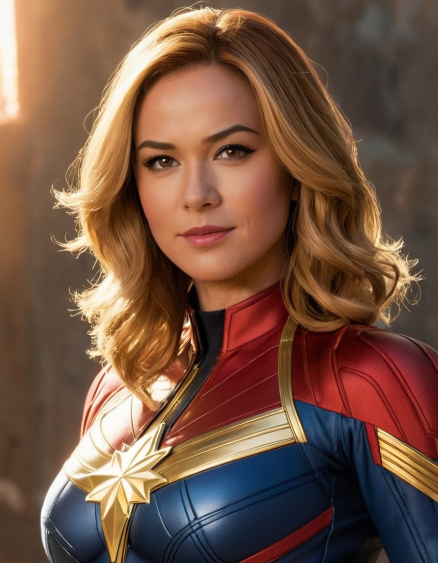 captain marvel (marvel comics), marvel comics, genderbent, superhero, beautiful, feminine, marvel universe