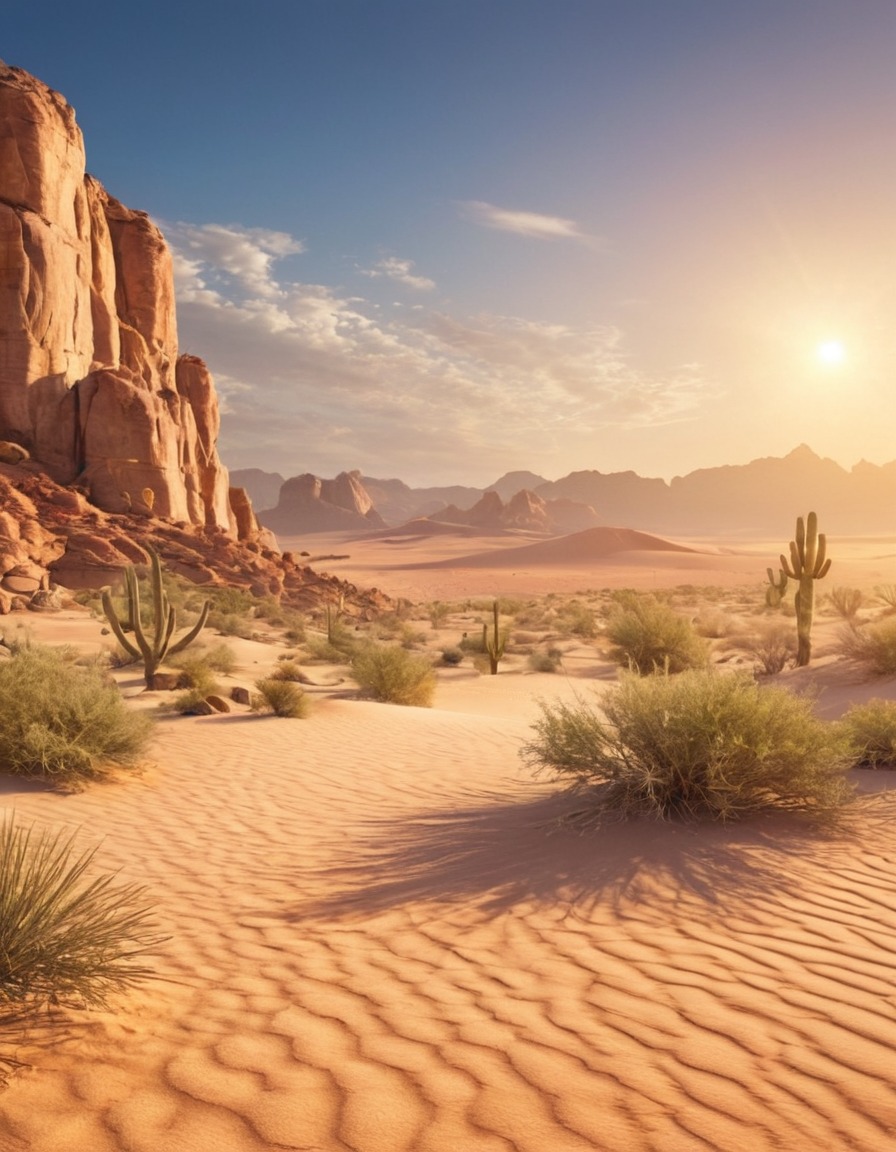 nature, desert, beautiful desert, landscape, scenery