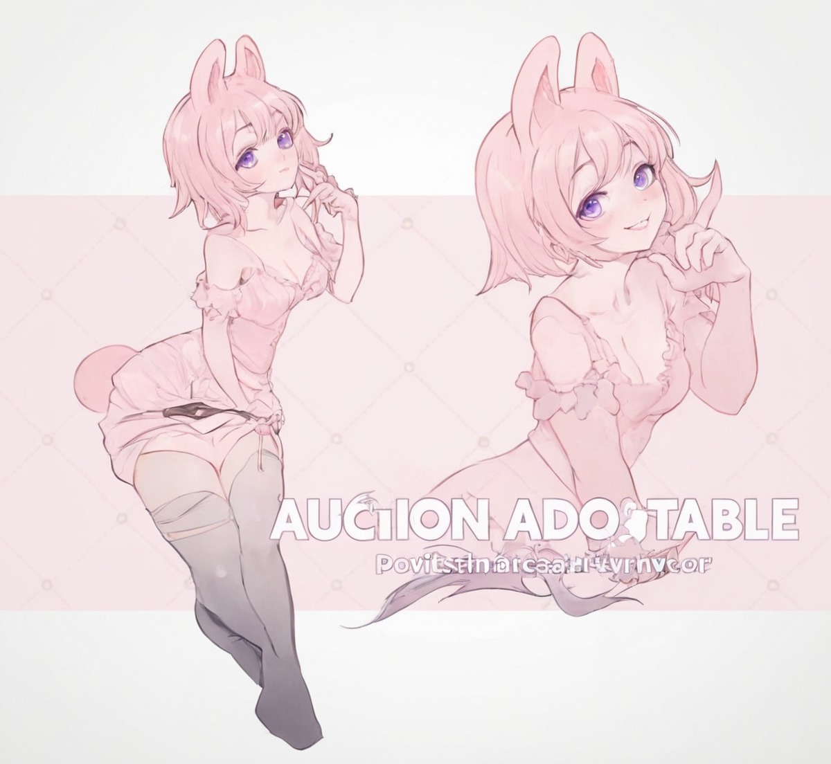 adopt, adoptable, artists, auction, characterdesign, fantasy, fantasycharacter, humanoid, originaldesign, outfitdesign, pink, adoptablesopen