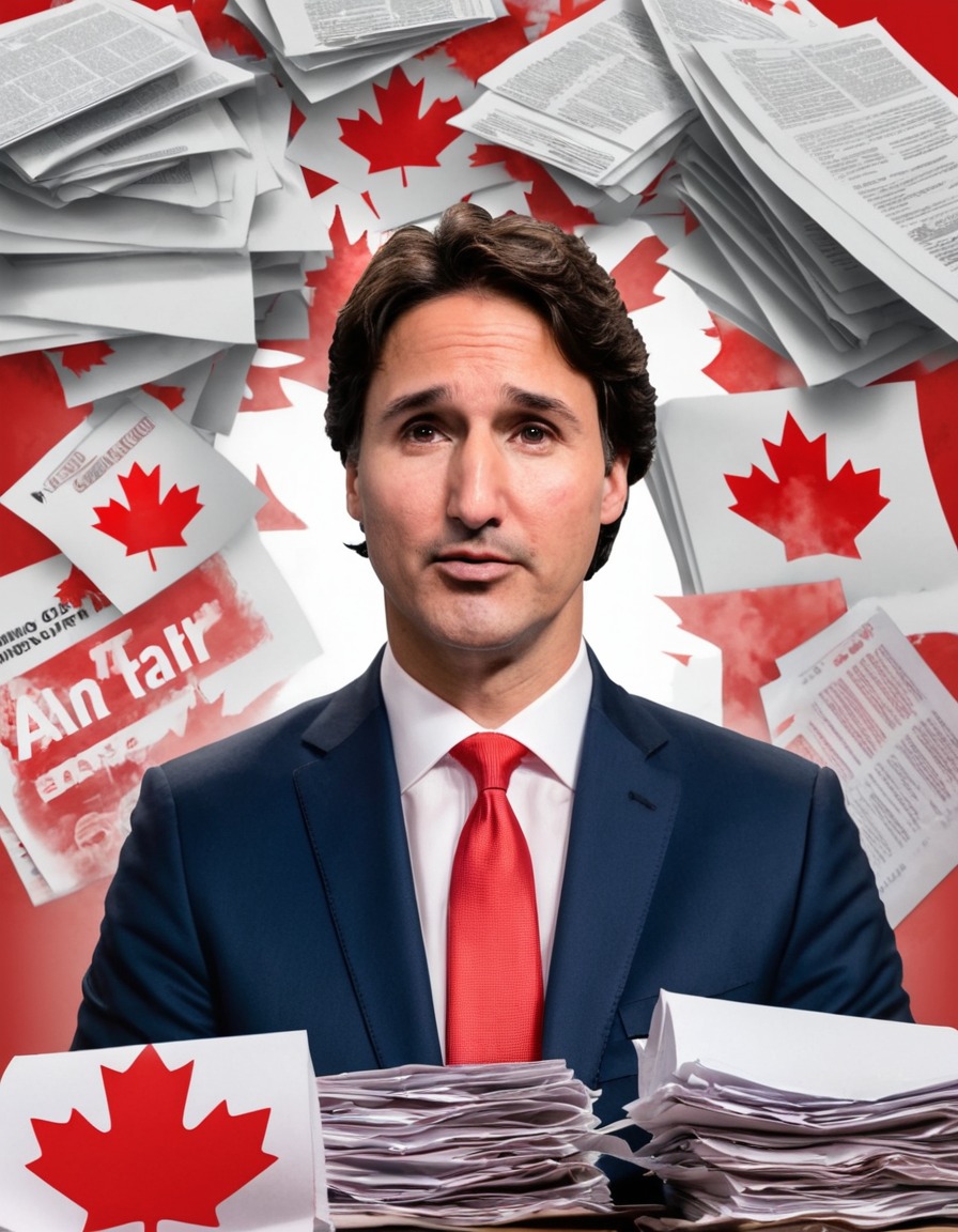 justin trudeau, paperwork, eye rolling, satire, politics, fun