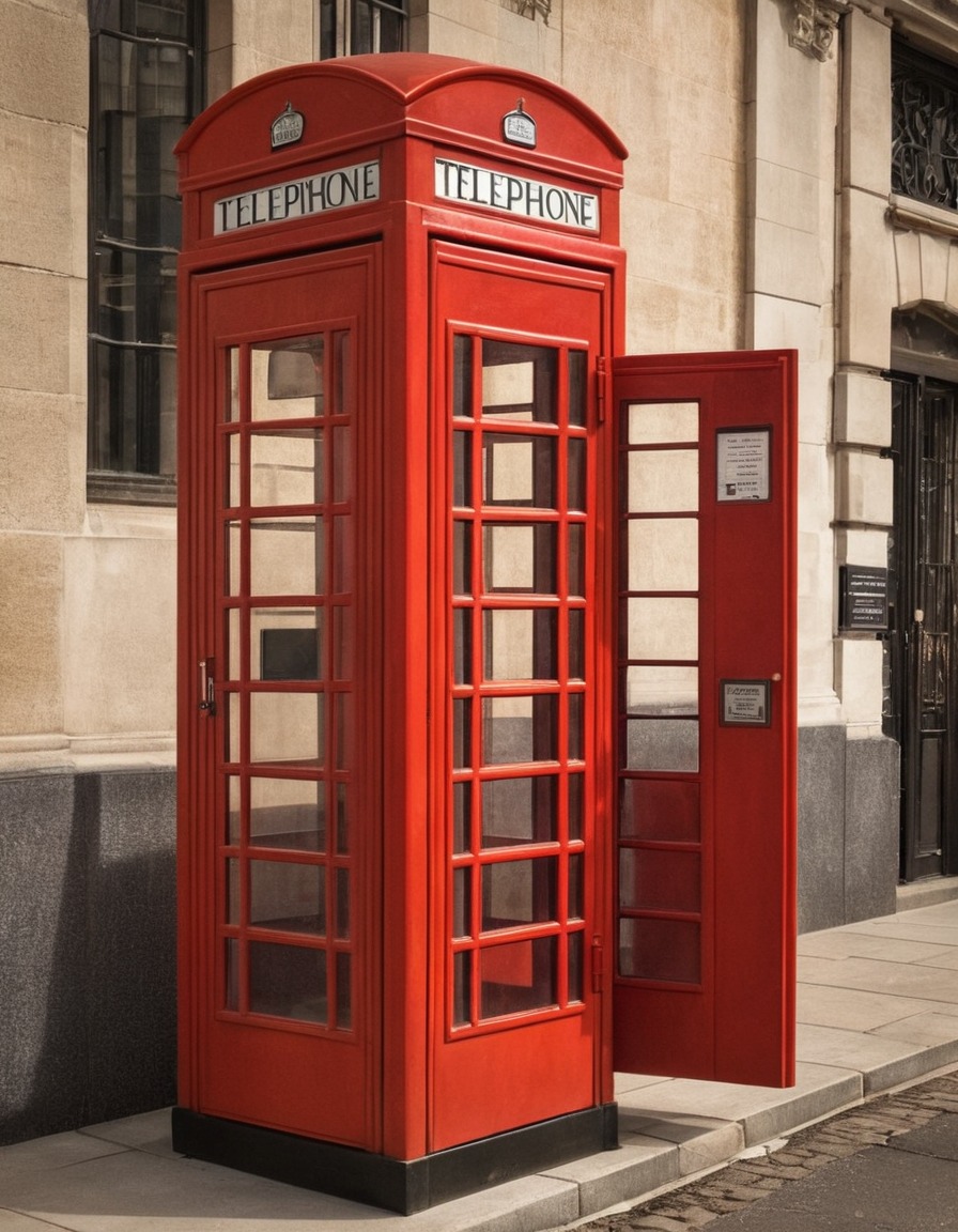 time machine, telephone booth, science fiction, strange, disguise