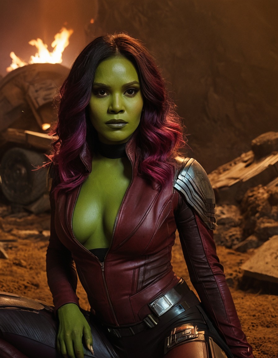 superhero, defeat, gamora, guardians of the galaxy