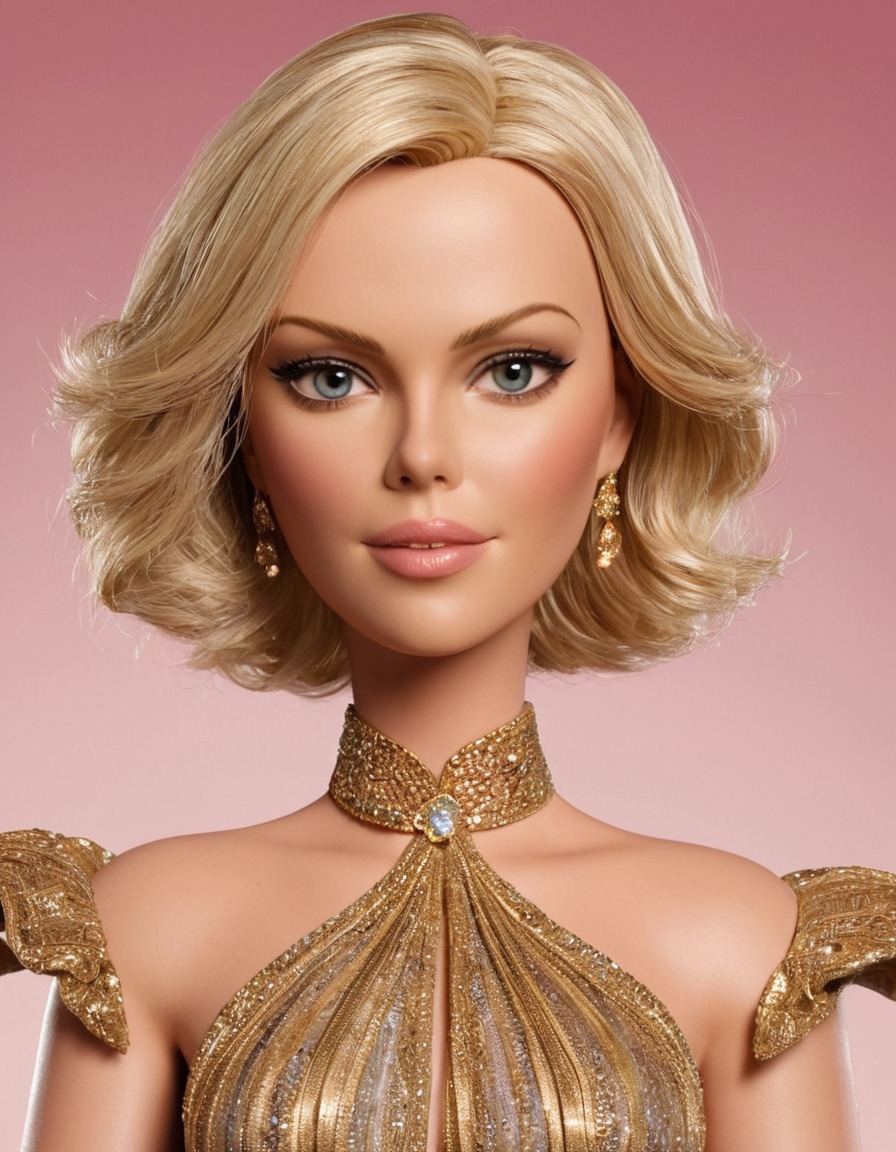 charlize theron, toy, actress, celebrity, transformation, entertainment