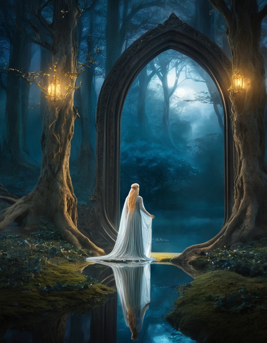 fantasy, lothlórien, enchanting, twilight, galadriel, john tolkien, tolkien