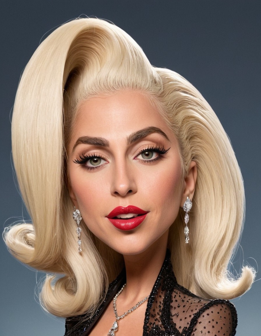 lady gaga, fun, caricature, celebrity, entertainment