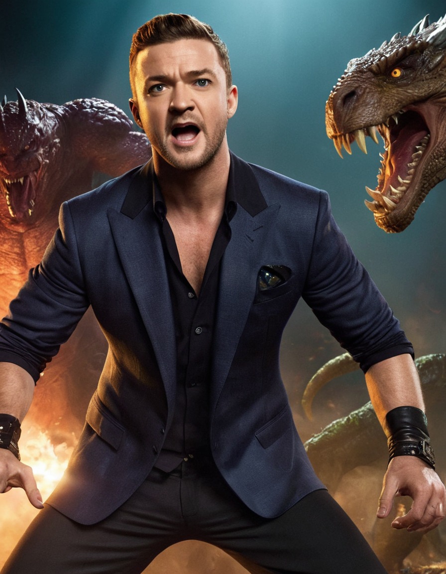 justin timberlake, monster, celebrity, pop culture, showdown, fight, entertainment