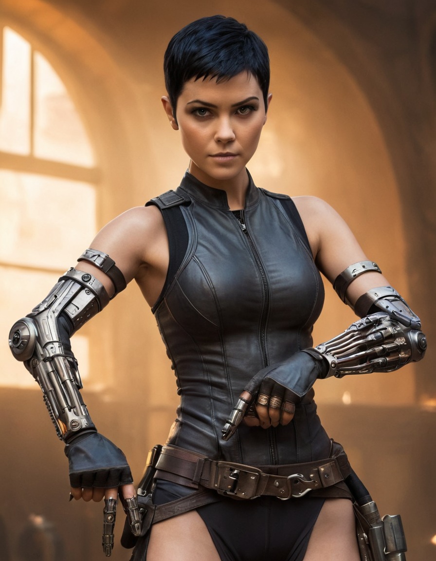 furiosa, mechanical arm, fixing, precision, skill, mad max