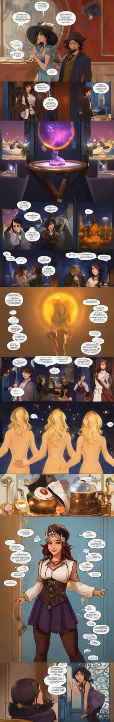 ageregression, comic, fantasy, genderchange, genderswap, goblin, magic, sequence, seventhrealm, trans, transformation, transformationsequence, transgender