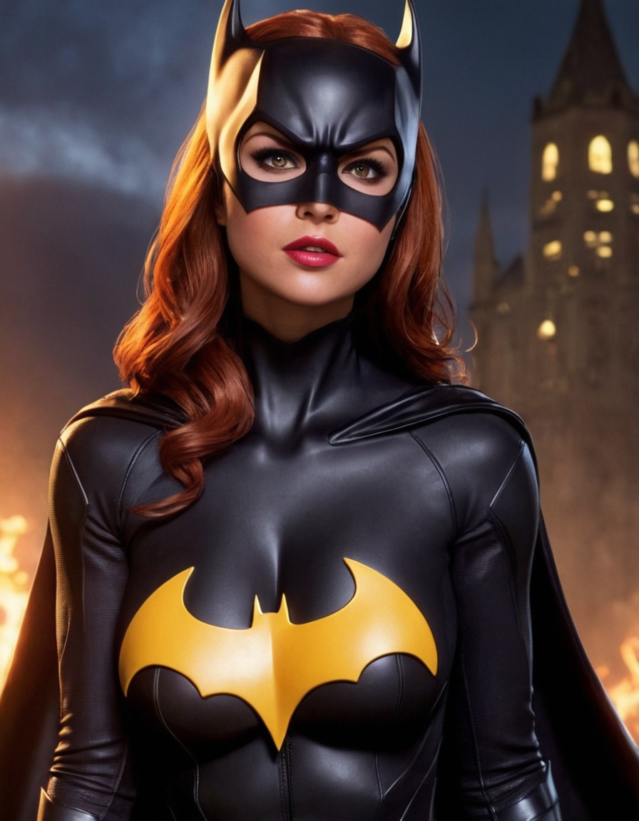 superhero, batgirl, dc comics, defeat, fight, comics, victory