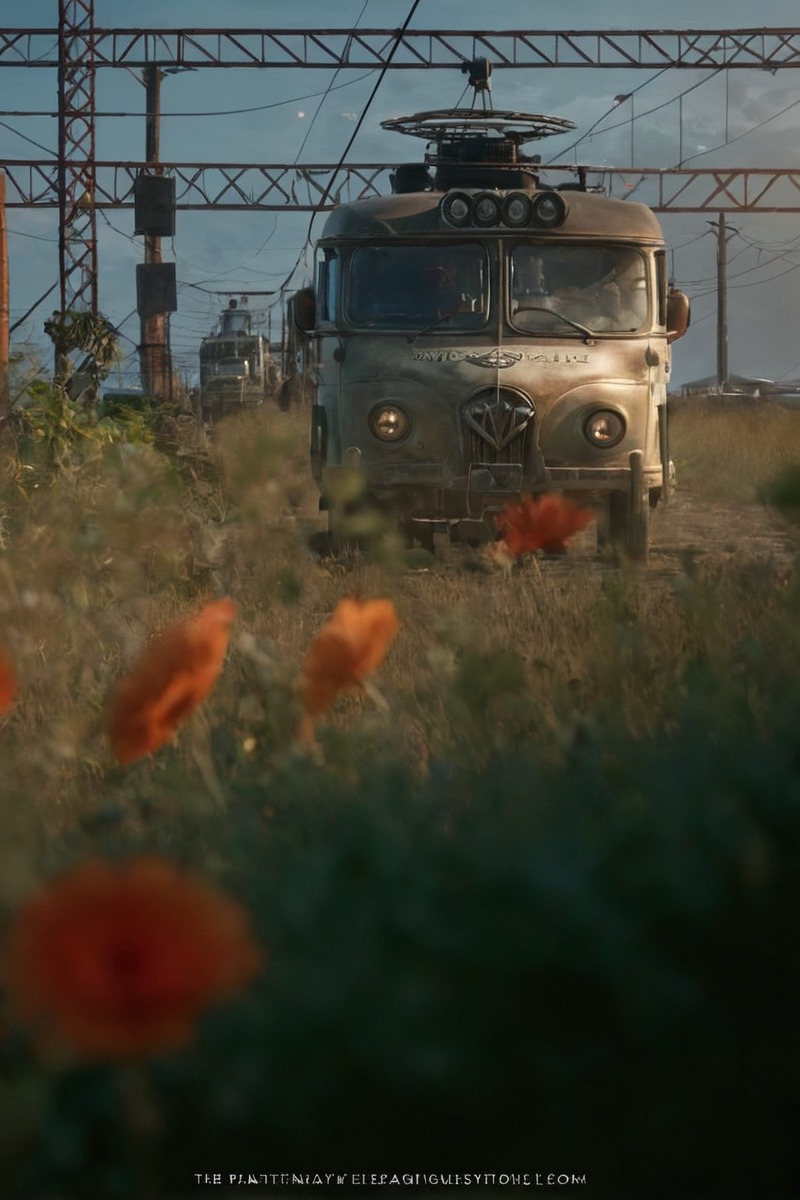 flowers, romania, train, teius